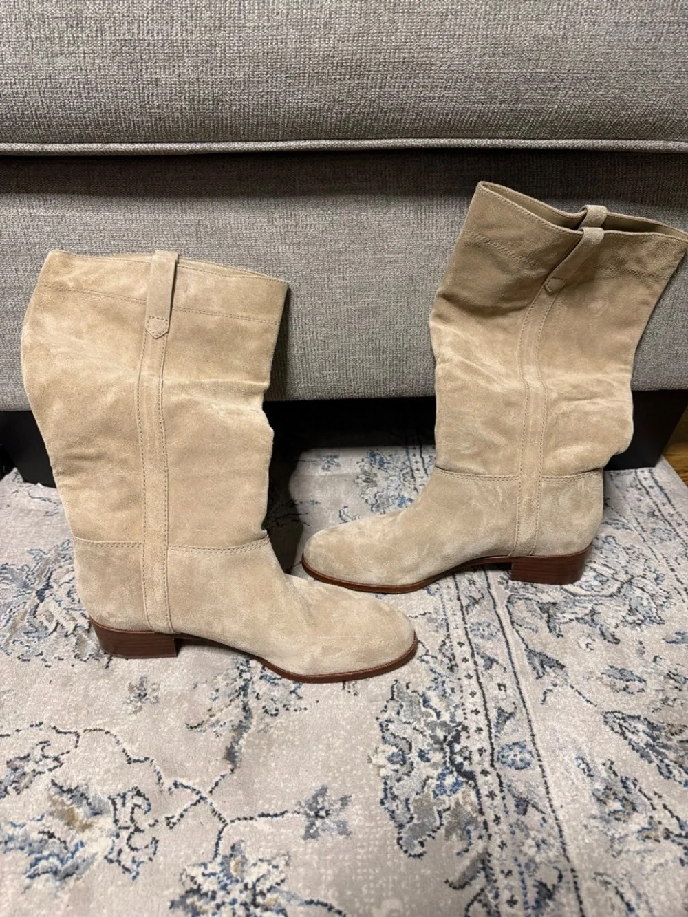 Veronica Beard Suede knee high boots